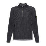 Stone Island Räfflad tröja Gray, Herr