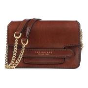 The Bridge Snygg Crossbody Väska Brown, Dam