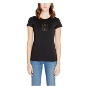 Armani Exchange Dam T-shirt och tanktopp kollektion Black, Dam