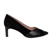 Geox Elegant spetsig tå stiletthälar Black, Dam