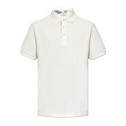 Etro Polo med logotyp Beige, Herr