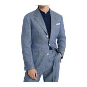 Brunello Cucinelli Deconstructed Denim Jacket Blue, Herr