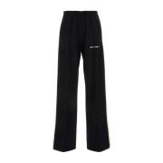 Palm Angels Stiliga Svarta Polyester Joggers Black, Dam