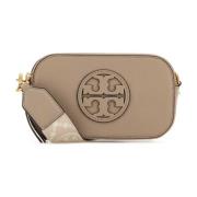 Tory Burch Mini Miller Crossbody Väska Beige, Dam