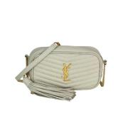 Yves Saint Laurent Vintage Pre-owned Laeder axelremsvskor White, Dam