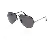 Ray-Ban Klassiska Aviator Polariserade Solglasögon Black, Unisex