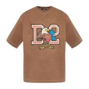 Dsquared2 T-shirt med tryck Brown, Herr