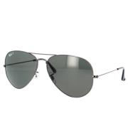 Ray-Ban Klassiska Aviator Polariserade Solglasögon Gray, Unisex