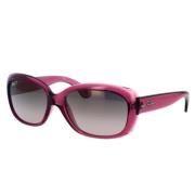 Ray-Ban Fjäril Stil Polariserade Solglasögon Transparent Lila Purple, ...