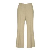 Msgm Beige Byxor Pantalone Beige, Dam