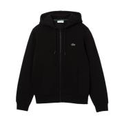 Lacoste Svart Full Zip Logo Sweatshirt Black, Herr