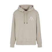 Armani Exchange Huvtröja Beige Fransk Terry Beige, Herr