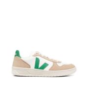 Veja Vita Sneakers för Män Stilfull Beige, Herr