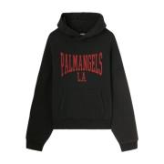 Palm Angels Svart Sweatshirt Aw24 Herrmode Black, Herr