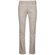 Jacob Cohën Off-White Gabardine Byxor Beige, Herr