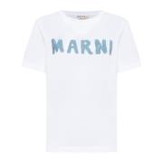 Marni Stiliga T-shirts och Polos White, Dam