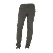 Made in Italia Brun Slim-fit Byxor Brown, Herr