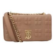 Burberry Laeder crossbodyvskor Beige, Dam