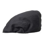 Dolce & Gabbana Grå Bomull Newsboy Cap Gray, Herr