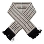 Dolce & Gabbana Elegant Monokrom Sidenscarf fr Mn Multicolor, Herr