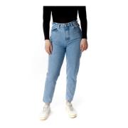 Armedangels Hög Midja Mom Fit Jeans Blue, Dam