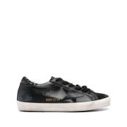 Golden Goose Star Patch Lädersneakers Black, Dam