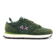 Sun68 Militära Sneakers Ally Solid Kollektion Green, Dam