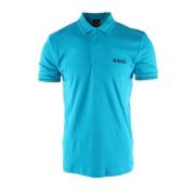 Hugo Boss Slim Fit Blå Polo Skjorta Blue, Herr