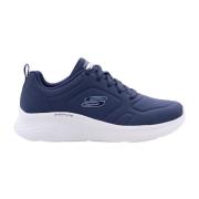 Skechers Vankers Stiliga Sneakerskor Blue, Dam