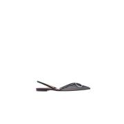 Carolina Herrera Platta Mesh Insignia Skor Black, Dam