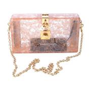 Dolce & Gabbana Kvinna Clutch Väska Beige, Dam