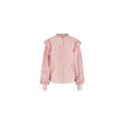 Fabienne Chapot Tropicana Ballongärm Blus Pink, Dam