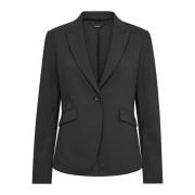 MOS Mosh Klassisk Blazer med Fickor Black, Dam