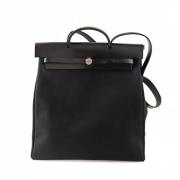 Hermès Vintage Pre-owned Canvas axelremsvskor Black, Dam