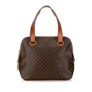 Celine Vintage Pre-owned Tyg handvskor Brown, Dam