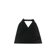 MM6 Maison Margiela Svart Läder Toteväska Black, Dam