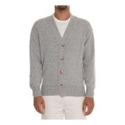 Gran Sasso Snygg Cardigan för Män Gray, Herr