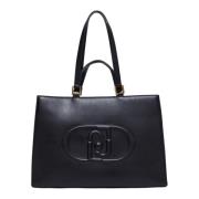 Liu Jo Logo Toteväska Af4245E0332 Black, Dam