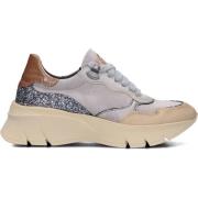 Hispanitas Beige Mocka Lågtop Sneakers Beige, Dam