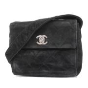 Chanel Vintage Pre-owned Mocka chanel-vskor Black, Dam