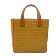 Chanel Vintage Pre-owned Laeder totevskor Yellow, Dam