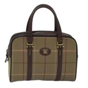 Burberry Vintage Pre-owned Canvas handvskor Brown, Dam