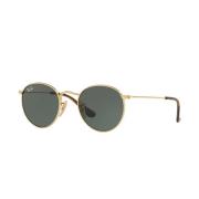 Ray-Ban Runda Metal Junior Solglasögon Grön Lins Yellow, Unisex