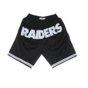 Mitchell & Ness Oakland Raiders Basketshorts Mode Svart Black, Herr