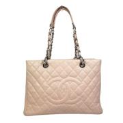 Chanel Vintage Pre-owned Laeder totevskor Pink, Dam