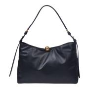 Furla Svart Axelväska Elegant Design Black, Dam