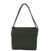 Prada Vintage Pre-owned Tyg totevskor Green, Dam