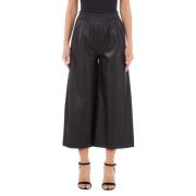 Liu Jo Leather Trousers Black, Dam