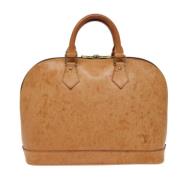 Louis Vuitton Vintage Pre-owned Laeder louis-vuitton-vskor Beige, Dam