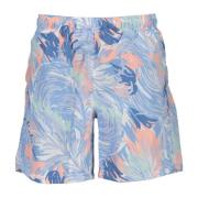 Gant Herr Badshorts Blå Kontrastdetaljer Blue, Herr